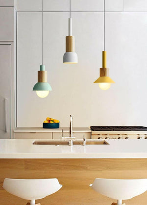 Neato - Metal & Wood Pendant Lights