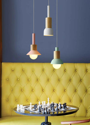 Neato - Metal & Wood Pendant Lights