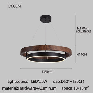 Niels - Modern Double Circular Nordic LED Chandelier