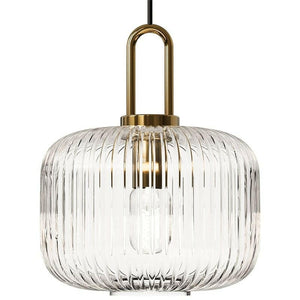 Ocker - Glass Pendant Lamp with Japanese Design and Nordic LED Lights