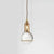 Opal Round Glass Sphere Midcentury Pendant Light | Bright & Plus.