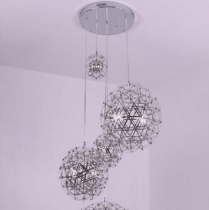 Orbital-LED Hanging Lamp | Bright & Plus.