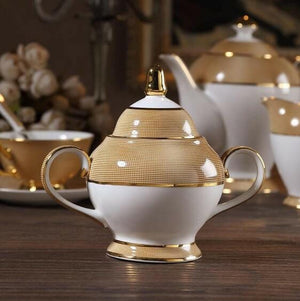 Seoul Luxury Gold Bone China Tea/Coffee Set | Bright & Plus.