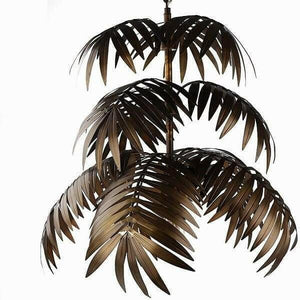 JEUNEU Palm - Antique Bronze Chandelier | Bright & Plus.