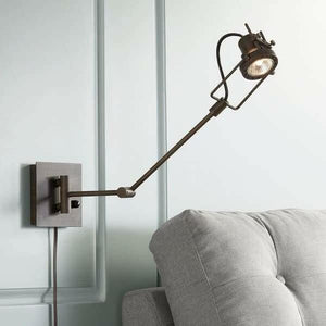 Possini Euro - Design Industrial Swing Arm Wall Lamp | Bright & Plus.