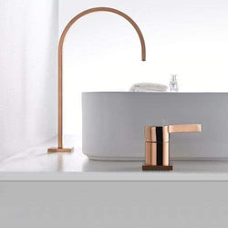 Cassian - Long Tube Two Hole Bathroom Sink Faucet | Bright & Plus.
