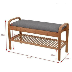 Rilynn - Shoe Rack with Bench | Bright & Plus.