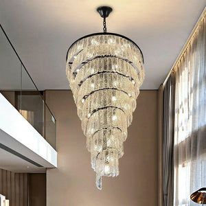 Rizzo - Modern Crystal Stair Chandelier