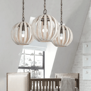 Rooney - Rustic Hanging Cage Lamp | Bright & Plus.