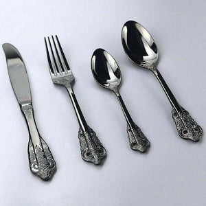 Royal Onyx Flatware Set | Bright & Plus.