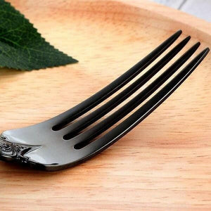 Royal Onyx Flatware Set | Bright & Plus.