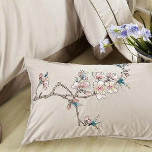 Safeena Egyptian Cotton Embroidered Bedding Set | Bright & Plus.