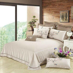 Safeena Egyptian Cotton Embroidered Bedding Set | Bright & Plus.