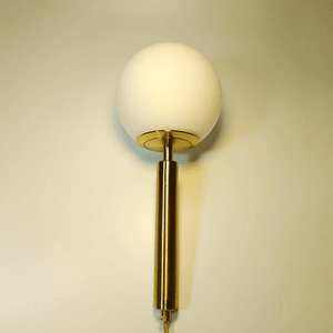 Scandinavian - Modern Glass Ball Wall Lamp | Bright & Plus.