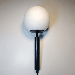 Scandinavian - Modern Glass Ball Wall Lamp | Bright & Plus.