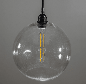 Helmut - Seeded Globe Pendant Light Fixture