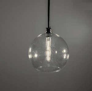 Helmut - Seeded Globe Pendant Light Fixture