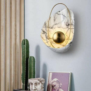 Shell Shape Brass Wall Light | Bright & Plus.