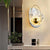 Shell Shape Brass Wall Light | Bright & Plus.