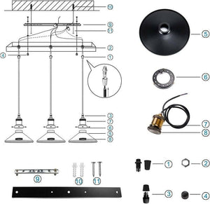 Sixtha - Industrial pendant lamp