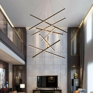 Ske - Modern LED Staircase Chandelier