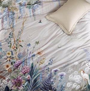 Sofia Floral Egyptian Cotton Duvet Cover Set | Bright & Plus.