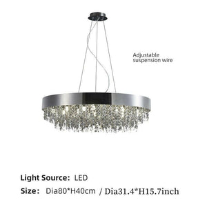 Stella - Italian Modern Luxury Crystal Chandelier