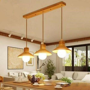 Sud - Wooden Pendant Lamp Nordic Design | Bright & Plus.