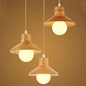 Sud - Wooden Pendant Lamp Nordic Design | Bright & Plus.