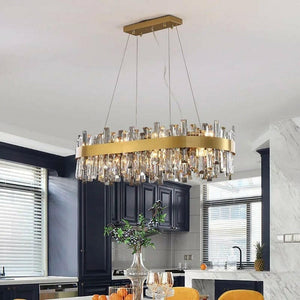 Sussmann - Transparent and Smoky Gray Glass Pendant Lamp