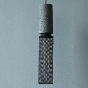 Tedwis - Concrete Minimalist Line Industrial Pendant Light