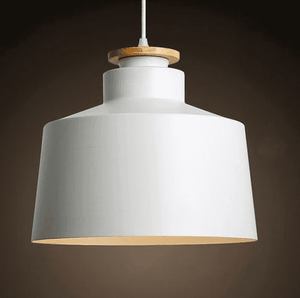 Tizia - Contrast Metal & Wood Pendant Lights