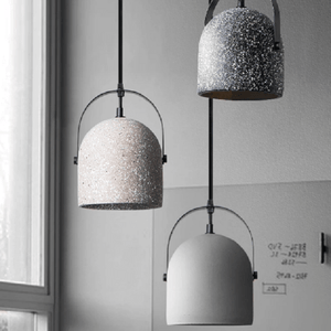 Visby Concrete Pendant Light | Bright & Plus.