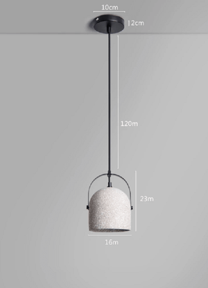 Visby Concrete Pendant Light | Bright & Plus.