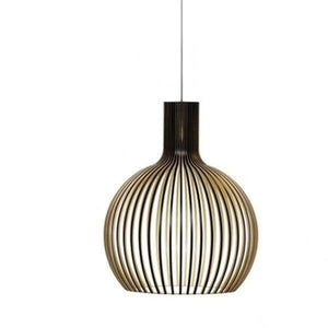 Bee - Wide Wood Birdcage Pendant Light Shade | Bright & Plus.