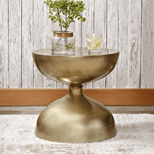 Zephyr - Modern Hourglass Accent Side Table | Bright & Plus.